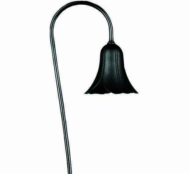 Outdoor Path Light with Metal Flower Shades COLOR Focus PL-04-LEDP Optional Powder Coat Finish 